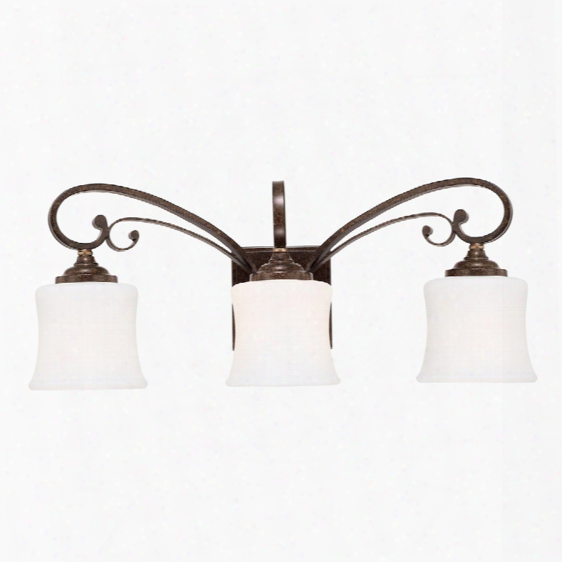 Capital Lighting Kingsley 3-light Vanity In Dark Spice