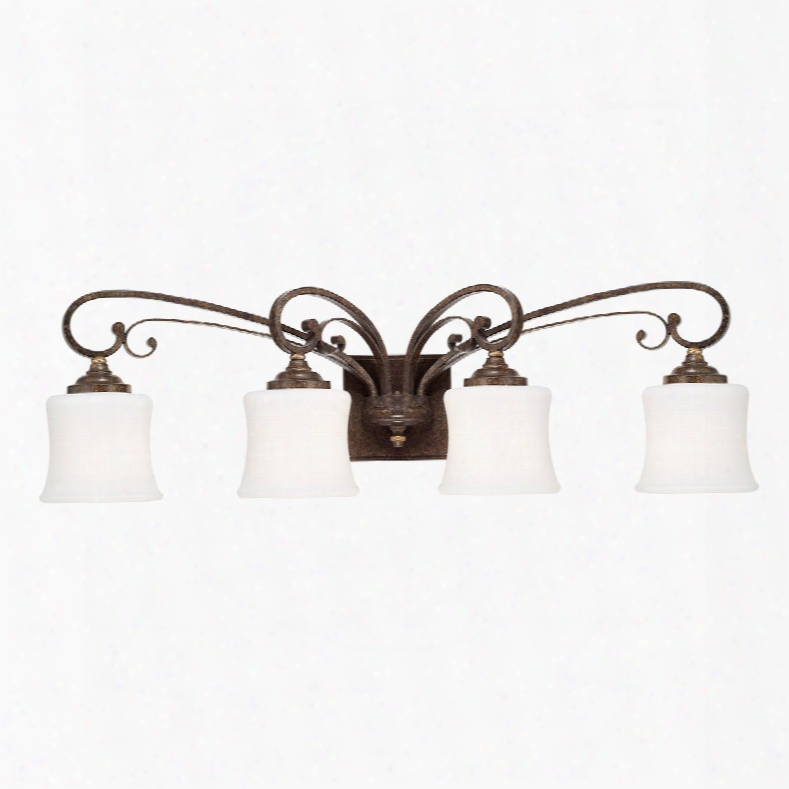 Capital Lighting Kingsley 4-light Vanity In Dark Spice