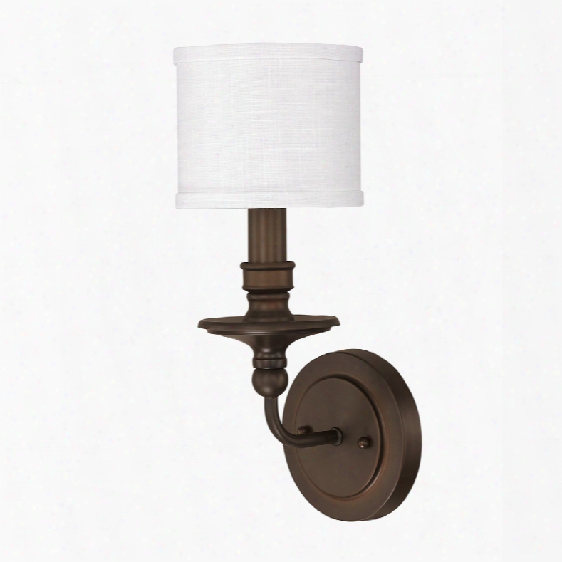 Capital Lighting Midtown 1-light Sconce In Burnished Bronze