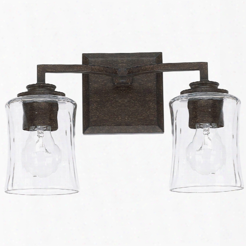 Capital Lighting Porter 2-light Vanity In Renaissance Brown