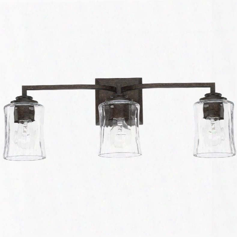 Capital Lighting Porter 3-light Vanity In Renaissance Brown