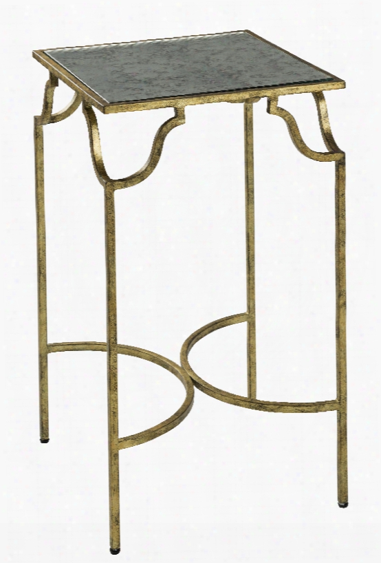 Cooper Classics Frisco Side Table In Antique Gold