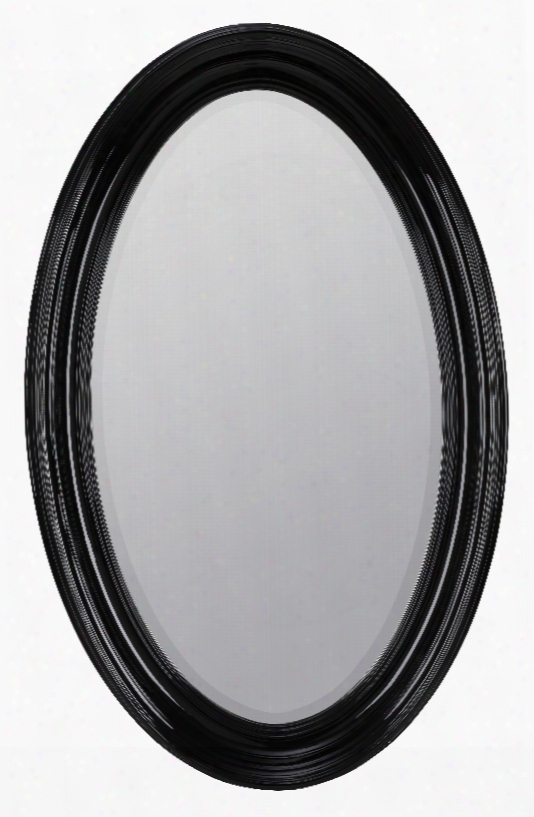 Cooper Classics Kincourt Mirror In Glossy Black