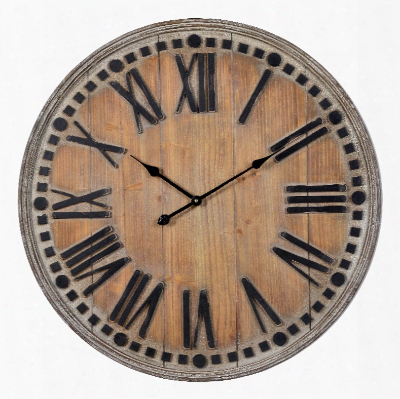 Cooper Classics Linden Clock In Natural