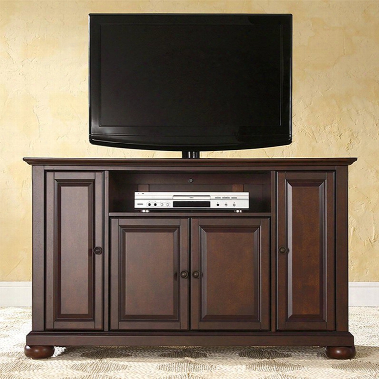 Crosley Alexandria 48 Inch Tv Stand In Vintage Mahogany