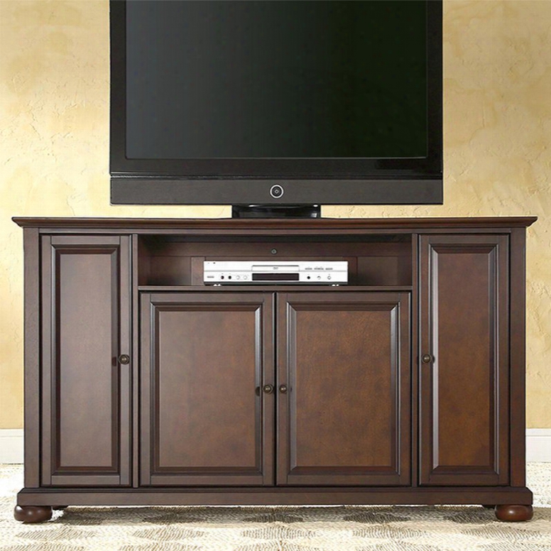 Crosley Alexandria 60 Inch Tv Stand In Vintage Mahogany