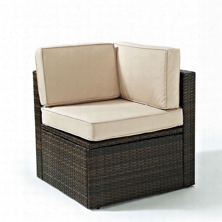 Crosley Palm Harbor Outdoor Wicker Corner Chair