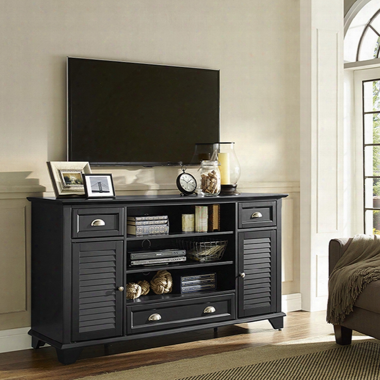 Crosley Palmetto 60 Inch Full Size Tv Stand In Black