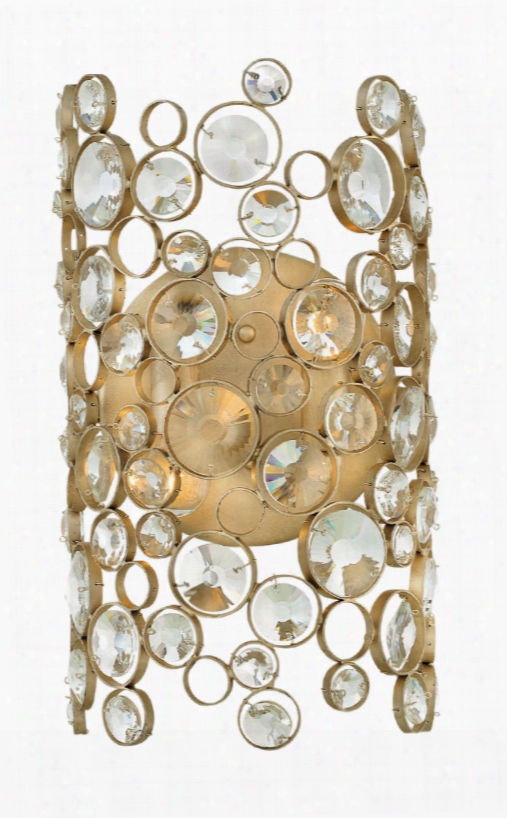 Fredrick Ramond Anya 2-light Chandelier In Silver Leaf