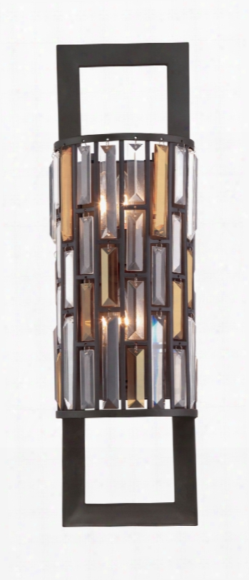 Fredrick Ramond Gemma 2-light Sconce In Vintage Bronze