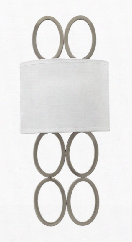 Fredrick Ramond Jules 2-light Sconce In Brushed Nickel