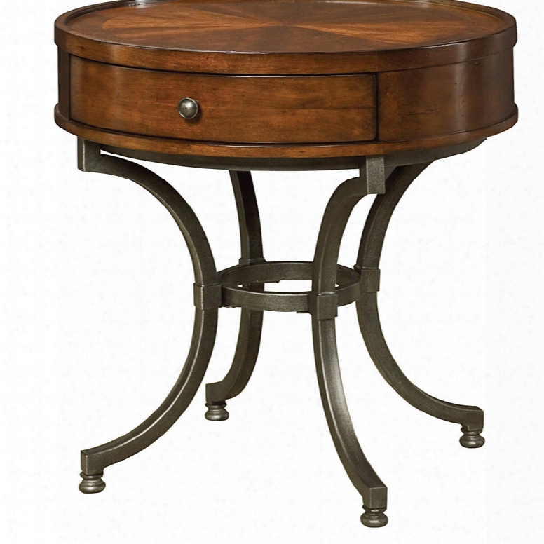 Hammary Barrow Round End Table