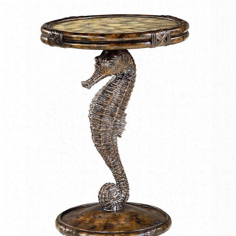 Hammary Boracay Seahorse Round Accent