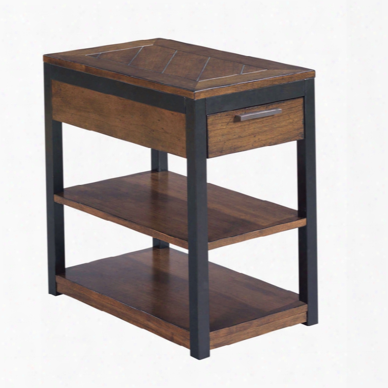 Hammary Framklin Charging Chairside Table