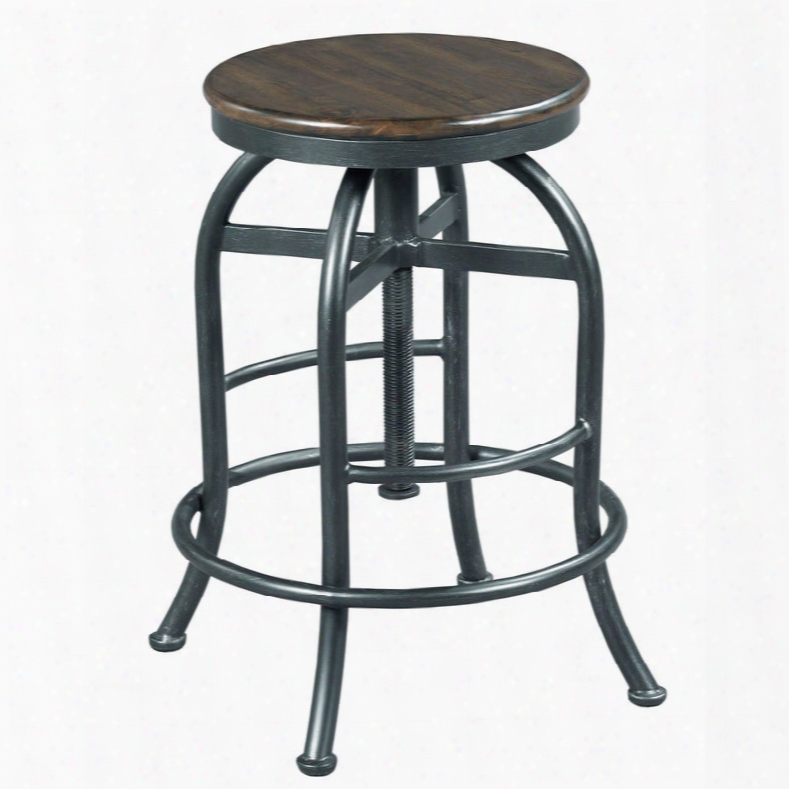 Hammary Hidden Treasures Adjustable Height Pub Stool