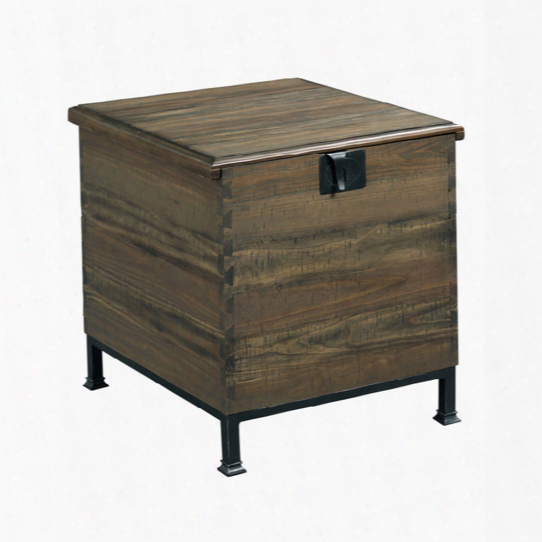 Hammary Hidden Treasures Milling Chest  End Table