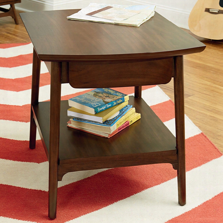 Hammary  Mila Rectangular Drawer End Table