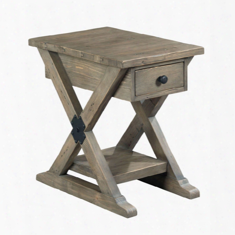 Hammary Reclamation Place Chairside Table