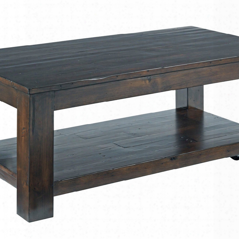 Hammary Reclamation Place Post & Beam Rectangular Cocktail Table