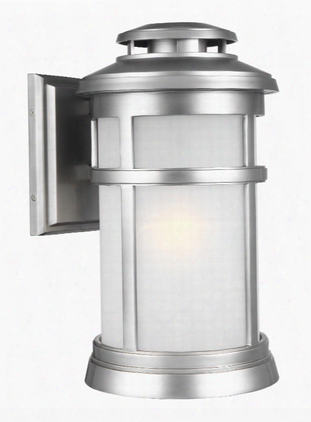 Murray Feiss Newport Painted Brushed Steel 1-light Wall Lantern