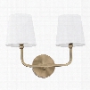 Capital Lighting Dawson 2-Light Vanity in Aged Brass