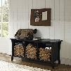 Crosley Wallis Storage Bench in Black