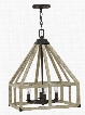 Fredrick Ramond Emilie 4-Light Chandelier in Iron Rust