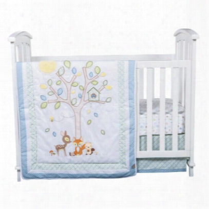 Trend Lab Forest Tales 6 Piece Crib Bedding Set