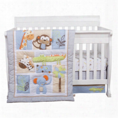 Trend Lab Jungle Fun 6 Piece Crib Bedding Set