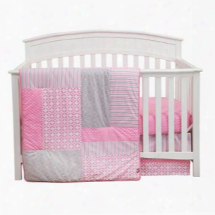 Trend Lab Lily 3 Piece Crib Bedding Set