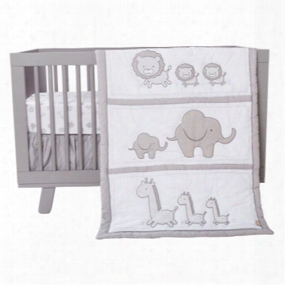 Trend Lab Safari Chevron  3 Piece Crib Bedding Set