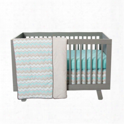 Trend Lab Seashore Waves 3 Piece Crib Bedding Set