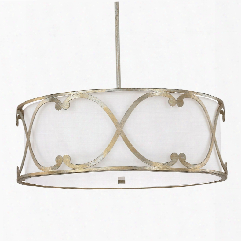 Capital Lighting Alexander 4-light Pendant In Winter Goold