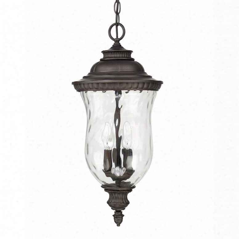 Capital Lighting Ashford 3-light Outdoor Hanging Lantern In Old Bronze