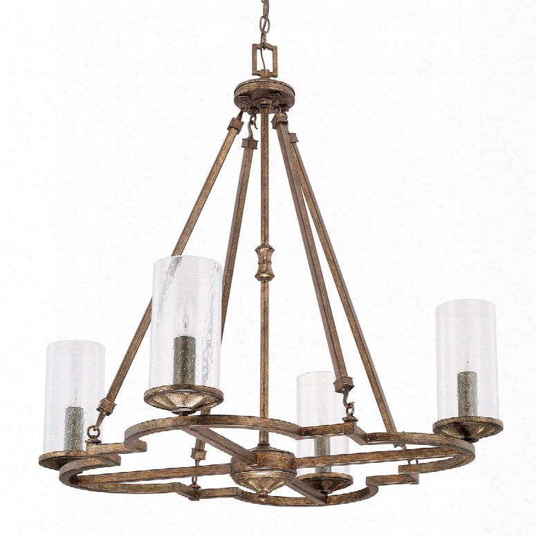 Capital Lighting Avanti 4-light Chandelier In Rustic