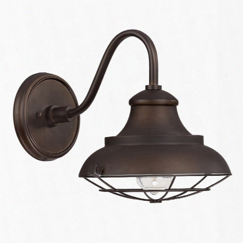 Capital Lighting Barn 1-light Outdoor Wall Lantern In Burnished Bronze