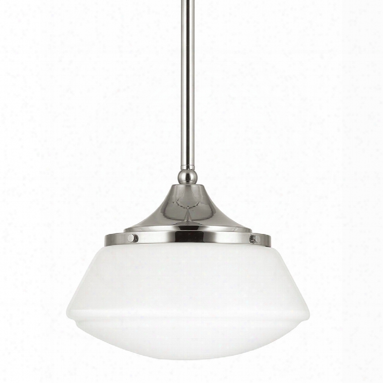 Capital Lighting Baxter 1-light Polished Nickel Pendant