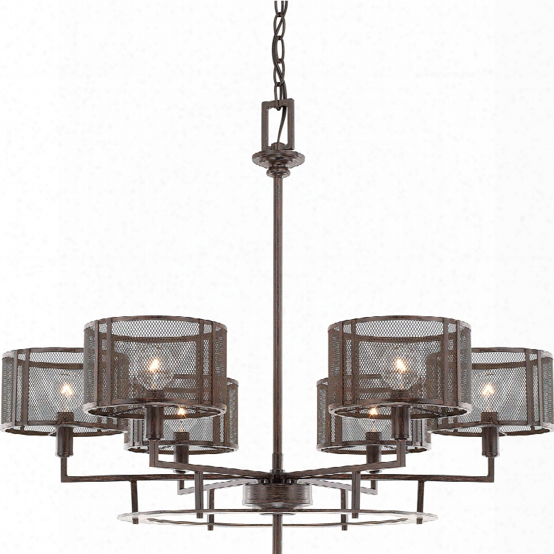 Capital Lighting Bennett 6-light Chandelier In Russet