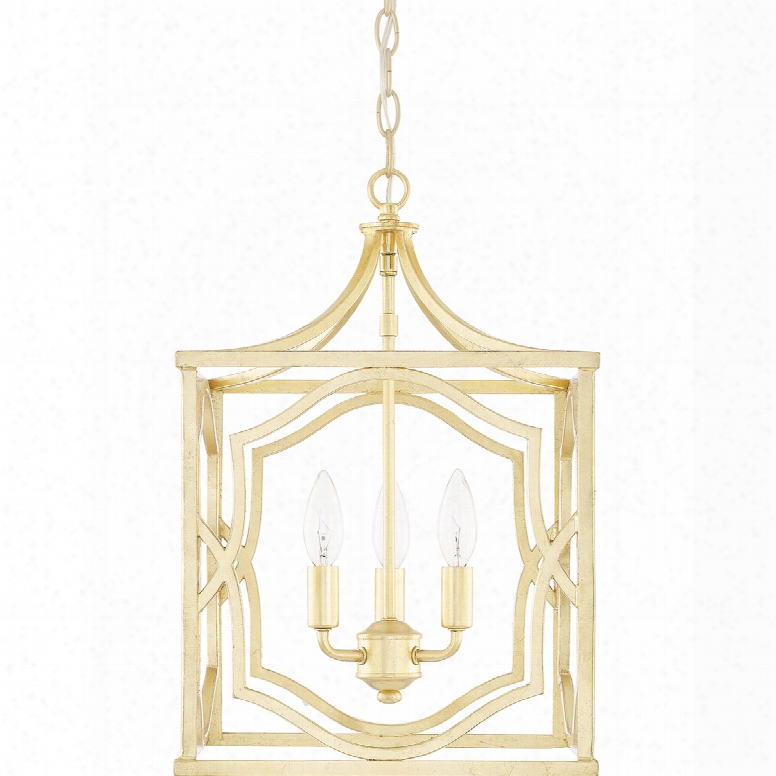 Capital Lighting Blakely 3-light Foyer Pendant In Capital Gold