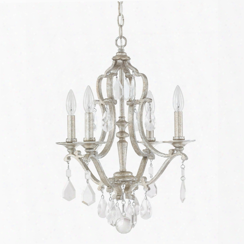 Capital Lighting Blakely 4-light Mini Chandelier In Antique Silver