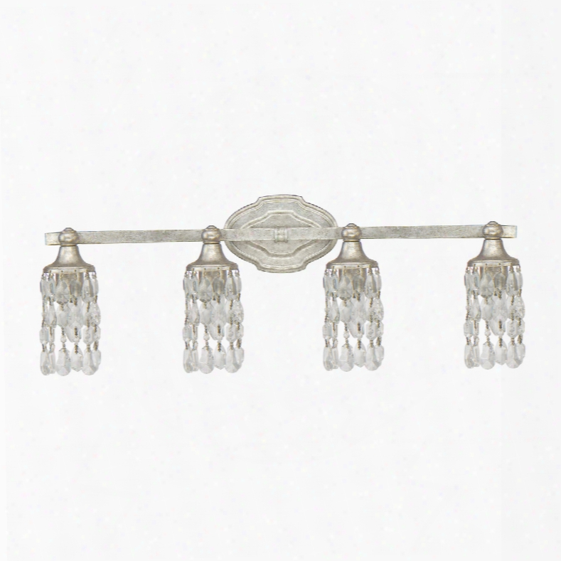 Capital Lighting Blakely 4-light Vanity In Antique Silver