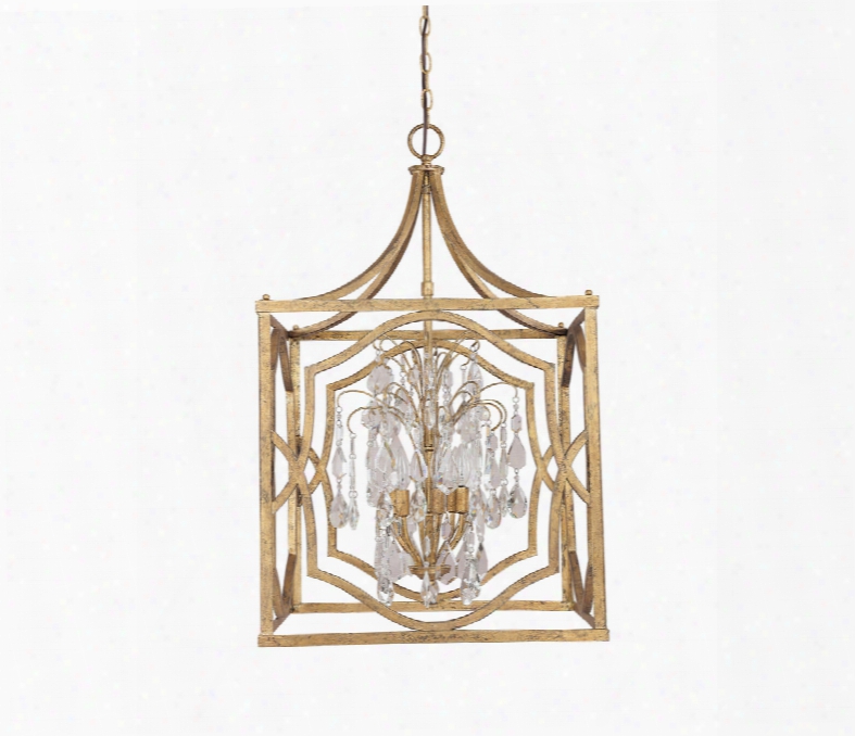Capital Lighting Blakely 6-light Foyer Pendant In Antique Gold