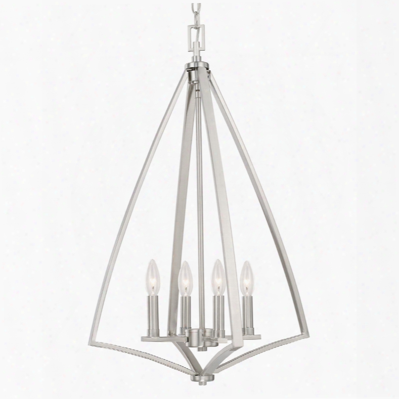 Capital Lighting Boden 4-light Foyer Pendant In Brushed Nickel