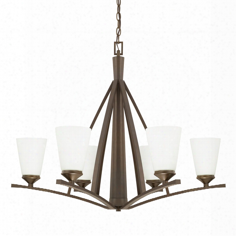 Capital Lighting Boden 6-light Chandelier In Burnished Bronze