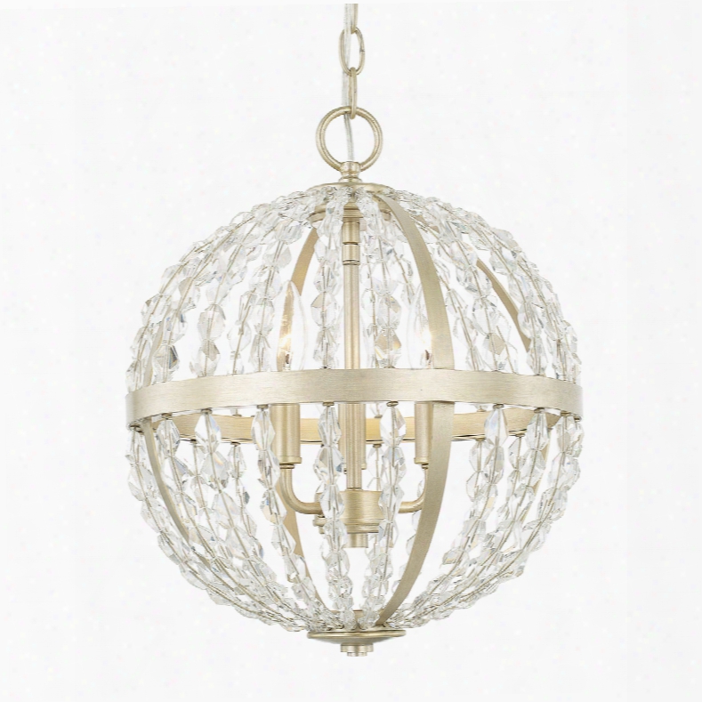 Capital Lighting Camille 3-light Pendant In Soft Gold