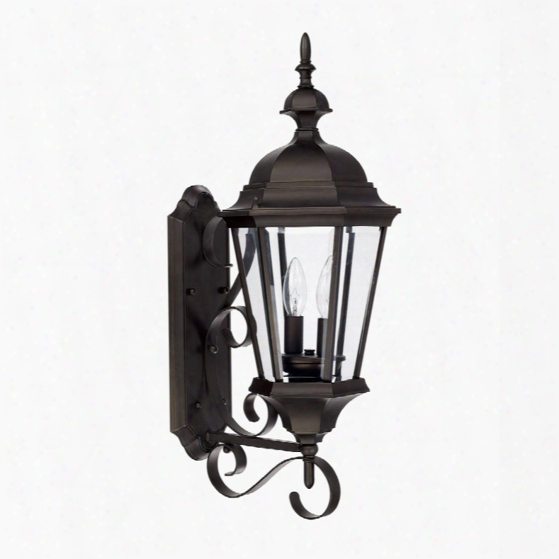 Capital Lighting Carriage House 2-light Outdoor Wall Lantern In Old Brown