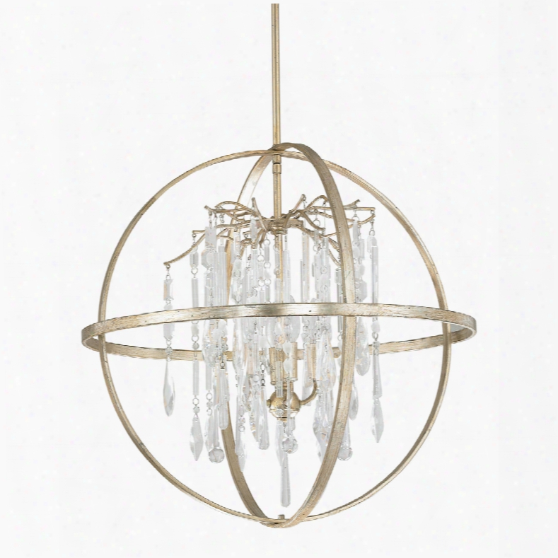 Capital L Ighting Carrington 4-light Pendant In Winter Gold