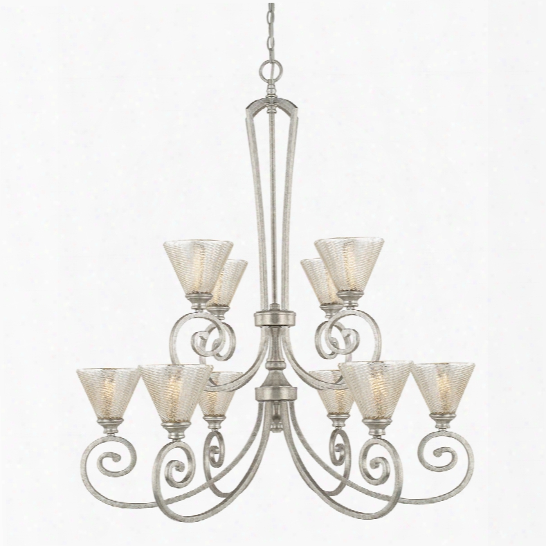 Capital Lighting Corrigan 10-light Chandelier In Antique Silver