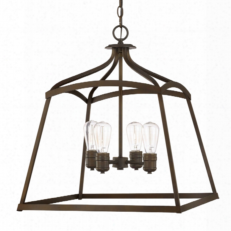 Capital Lighting Foyers 4-light Burnished Bronze Pendant