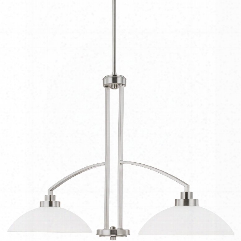 Capital Lighting Homeplace 2-light 37 Inch Island Fixture In Brushed Nickel